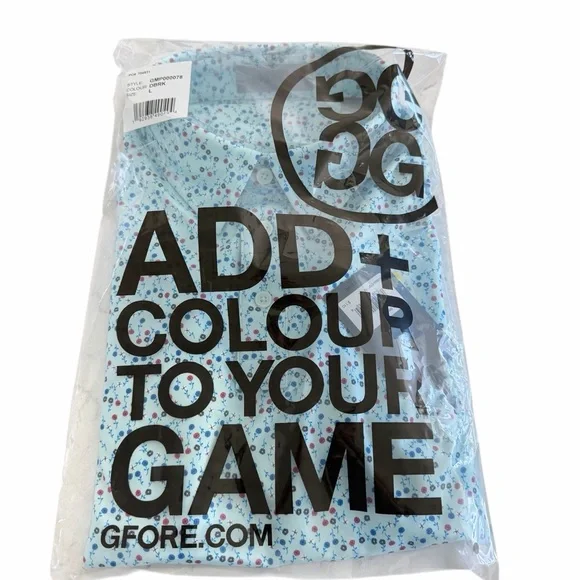 G/FORE MEN’S AYE POPPY TECH JERSEY POLO SIZE LARGE NWT - Picture 5 of 6